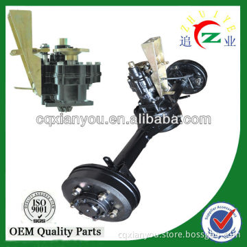 mechanical brake full floating tricycle rear axle with 3 speed rear axle